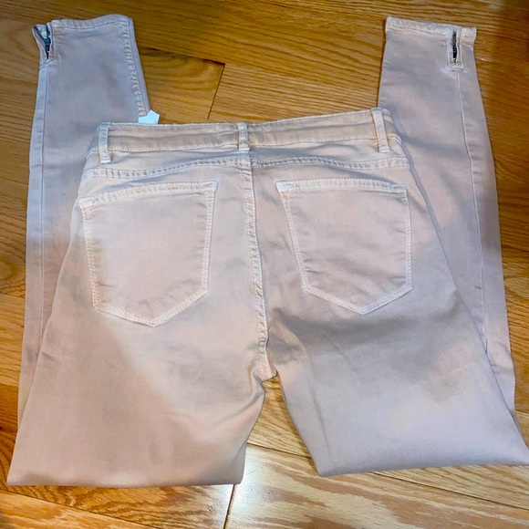 Zara Women’s Jean Jegging Pant in light pink / dusty rose - Picture 6 of 6